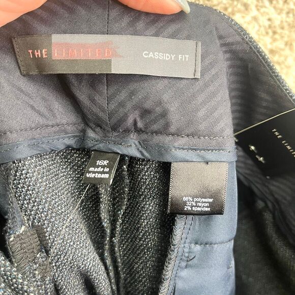 The Limited Dress Pants Women’s 16 Blue Speckled Cassidy Fit Bootcut NWT - Picture 4 of 8